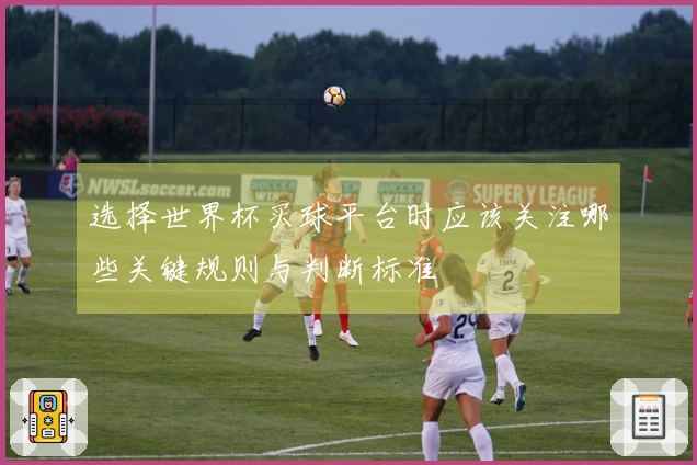选择世界杯买球平台时应该关注哪些关键规则与判断标准